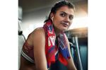 R-PET quick dry sports towel 40x80cm with pouch (200g/m²) sublimation Red
