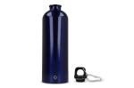 R-Edelstahl einwandige Flasche mit Karabiner 750ml Dunkelblau