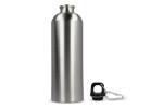 R-Edelstahl einwandige Flasche mit Karabiner 750ml Silber