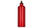 Aluminium Wasserflasche mit Karabiner 750ml Dunkelrot