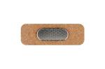 Namensschild Kork mit Magnet Natur