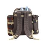 HIGH PARK Picknick Rucksack Braun