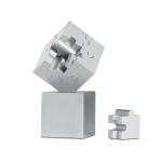 KUBZLE Metal 3D puzzle Flat silver