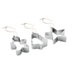 CUQUI SET Ausstechförmchen Set Silber matt