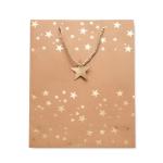 SPARKLE Gift paper bag with pattern Goldyellow