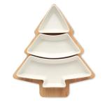 VIRAM Christmas tree serving tray White