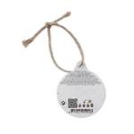 BAUSEED Seed paper Xmas ornament White