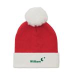 MENSA Christmas knitted beanie Red