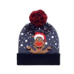 SHIMAS LIGHT Christmas knitted beanie LED Aztec blue