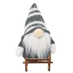 FROSTY SLEIGH Gnome on wooden sleigh Convoy grey