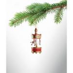 WHIRL Wooden carousel ornament Goldyellow