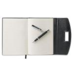 NOVA A5 notebook portfolio with pen Black