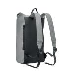 BRIGHT ROLLPACK Reflective Rolltop backpack Flat silver