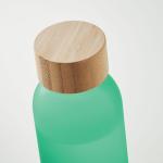 ABE Frosted glass bottle 500ml Transparent green