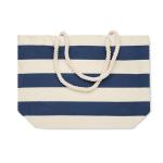 HEAVEN STRIPE Cotton beach bag 220 gr/m² Aztec blue