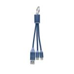 BLUE 4in1 Ladekabel Typ C Marineblau