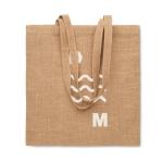 ZOLANG Jute long handled shopping bag Fawn