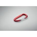 GANCHO Carabiner clip in aluminium. Red