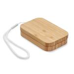 CHARGOO 15W wireless charger in bamboo Timber