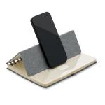 STRATA A5 notebook with phone holder Convoy grey