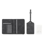 JETTAG Passport and luggage tag set Stone
