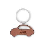 LAR Car shaped key ring Brown
