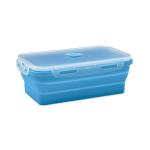 KOLAPSO Collapsible silicone lunch box Light blue
