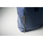 LAPTOSA Laptop 15" roll top PU backpack Aztec blue