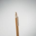 ITEA COLOUR Druckkugelschreiber mit Bambus Beige