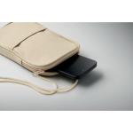 KOROVIN POUCH RPET cross body travel pouch Fawn