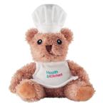 TEDDCHEF Teddybär Koch Weiß