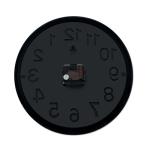 MURO Wanduhr aus PP Schwarz