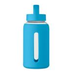 BORIS Flasche Borosilikatglas 600ml Türkis