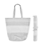 HUMMUM Beach bag with towel 50X14X38cm Convoy grey