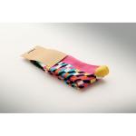 FUNNY M Funny patterned socks Fuchsia