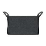 FIALAN Foldable RPET felt basket Stone