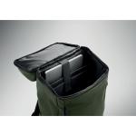 BOULDER 15" PU Laptop-Rucksack Dunkelgrün