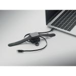 SKILFUL Einziehbares 100W-Typ-C-Kabel Schwarz