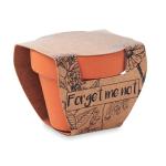 Terracotta pot 'forget me not' Timber