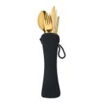 5 SERVICE Cutlery set stainless steel Goldyellow