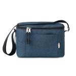 CUBA 600D RPET Cooler bag for cans Aztec blue