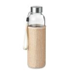 UTAH TOUCH Trinkflasche Glas 500ml Beige