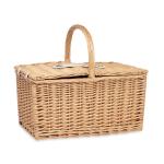 MIMBRE PLUS Wicker picnic basket 4 people Timber