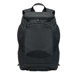 OLYMPIC 600D RPET sports rucksack Black