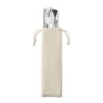 CUSTA SET Besteck-Set Edelstahl Beige