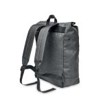 UDINE 600D RPET 2 tone backpack Black