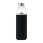 UTAH LARGE Trinkflasche Glas 750 ml Schwarz