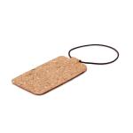 OVALIS Cork luggage tag Fawn