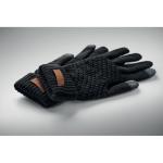 TAKAI Rpet tactile gloves Black