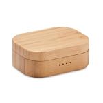 JAZZ BAMBOO TWS earbuds in bamboo case Timber